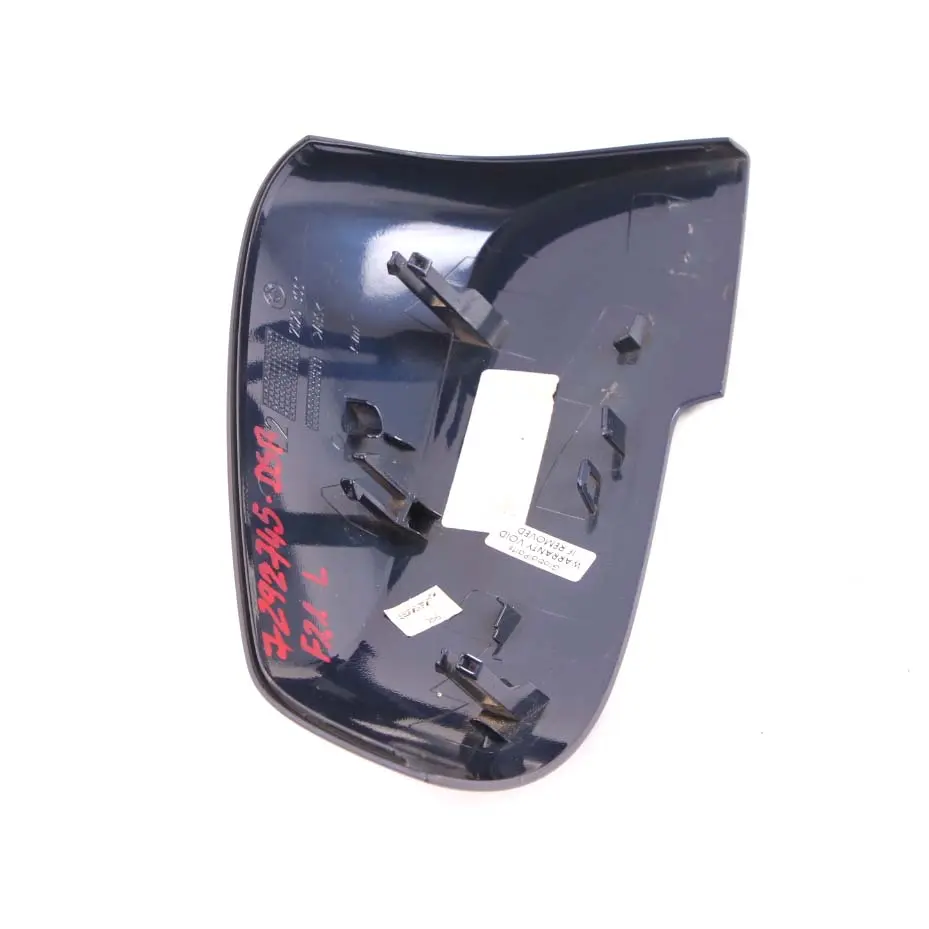  Wing Mirror Cover BMW F20 F30 Cap Casing Left N/S Tiefseeblau Deep Sea Blue A76 - SKU 7292745-DSB - Part number 7292745