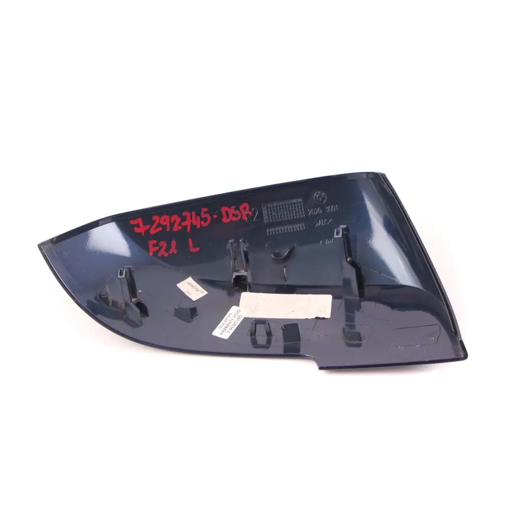 Wing Mirror Cover BMW F20 F30 Cap Casing Left N/S Tiefseeblau Deep Sea Blue A76 to with Part number 7292745 Wing Mirror Cover BMW F20 F30 Cap Casing Left N/S Tiefseeblau Deep Sea Blue A76 - SKU 7292745-DSB - Part number 7292745
