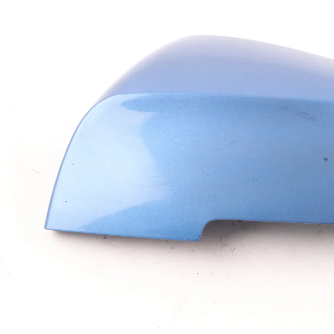 Wing Mirror Cover BMW F20 F30 Cap Casing Door Left N/S Estoril Blue - B45 to with Part number 7292745 Wing Mirror Cover BMW F20 F30 Cap Casing Door Left N/S Estoril Blue - B45 - SKU 7292745-EB - Part number 7292745