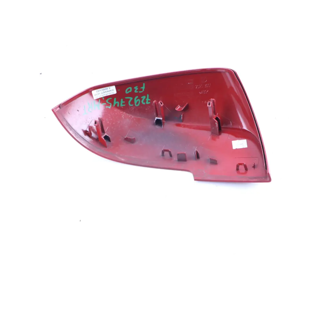 Wing Mirror Cover BMW F20 F30 Cap Casing Left N/S Melbourne Rot Red Metallic A75 to with Part number 7292745 Wing Mirror Cover BMW F20 F30 Cap Casing Left N/S Melbourne Rot Red Metallic A75 - SKU 7292745-MRT - Part number 7292745
