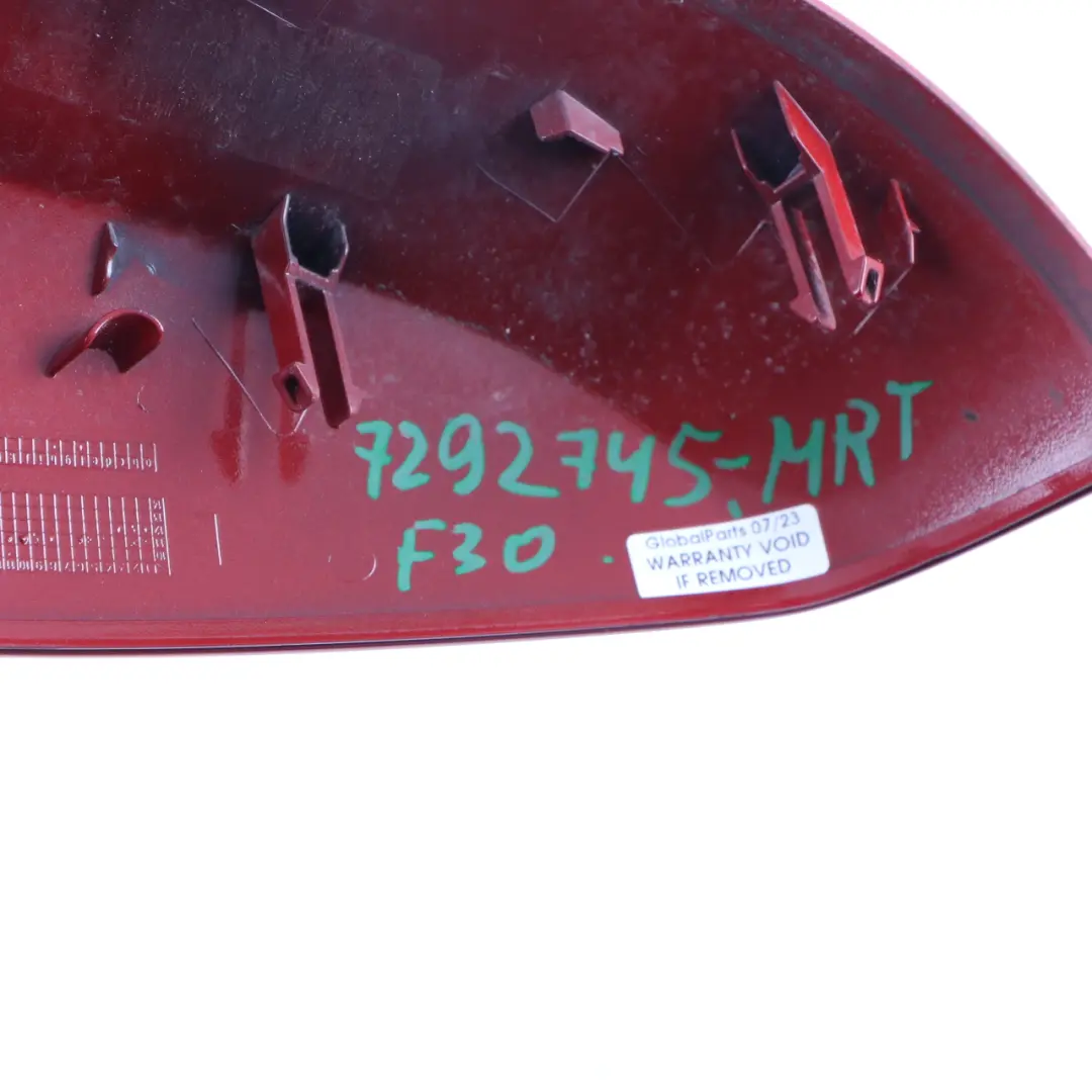  Wing Mirror Cover BMW F20 F30 Cap Casing Left N/S Melbourne Rot Red Metallic A75 - SKU 7292745-MRT - Part number 7292745