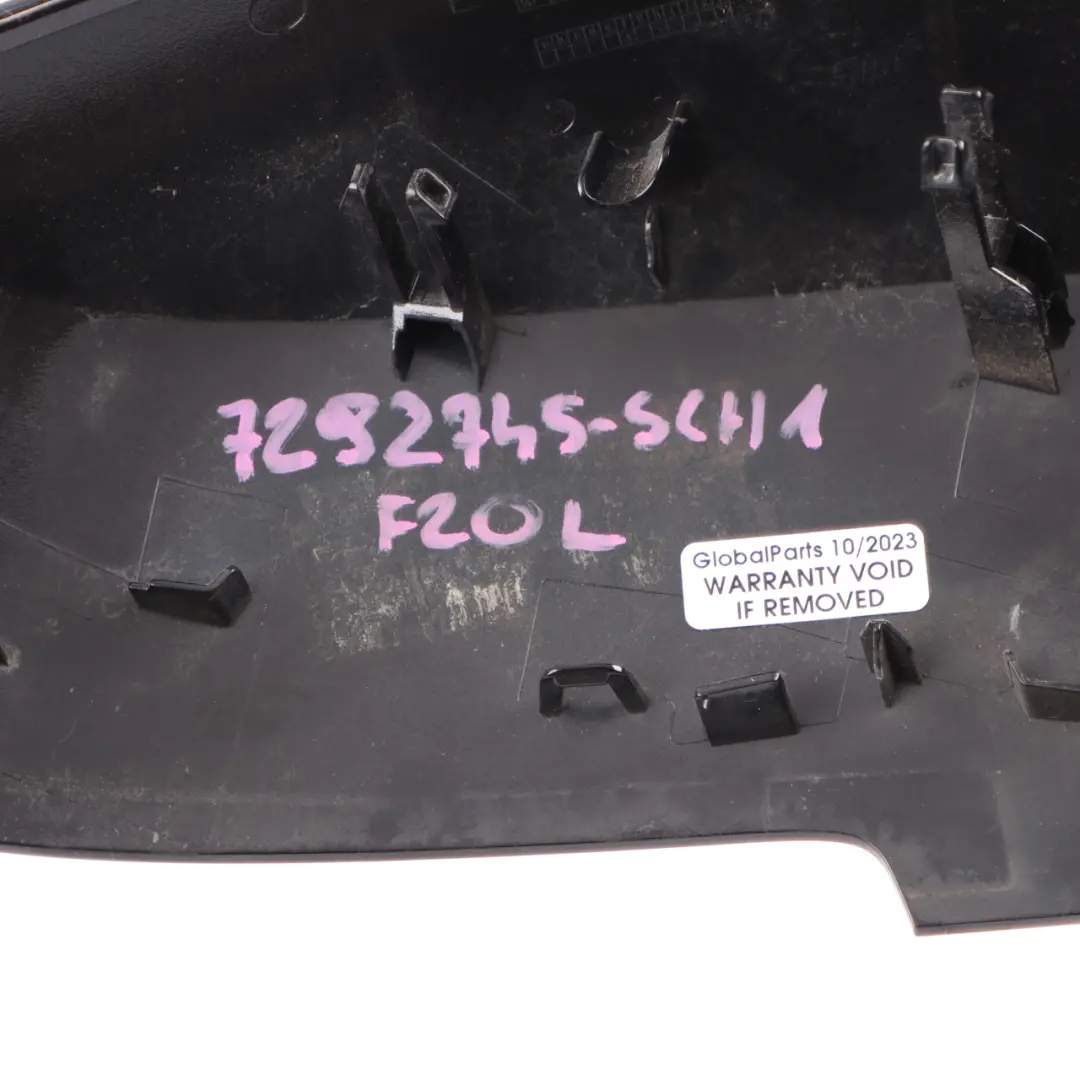  Copri specchietto retrovisore BMW F20 F30 Rivestimento calotta sinistra Nero 668 - SKU 7292745-SCH1 - Numero di parte 7292745