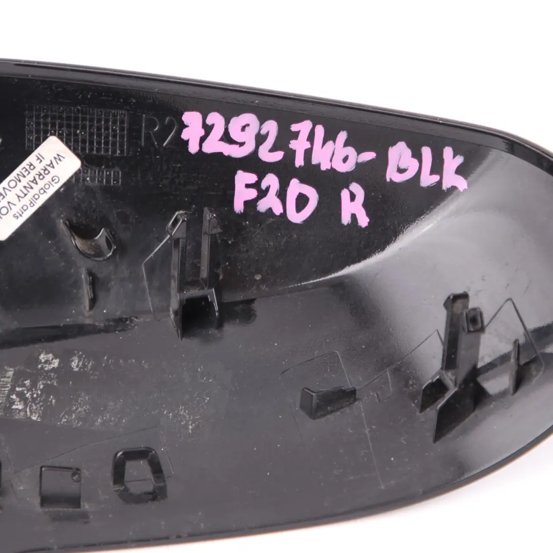 Tapa Espejo BMW F20 F30 Tapa Carcasa Derecha Negro para con número de pieza 7292746 Tapa Espejo BMW F20 F30 Tapa Carcasa Derecha Negro - SKU 7292746-BLK - Número de pieza 7292746
