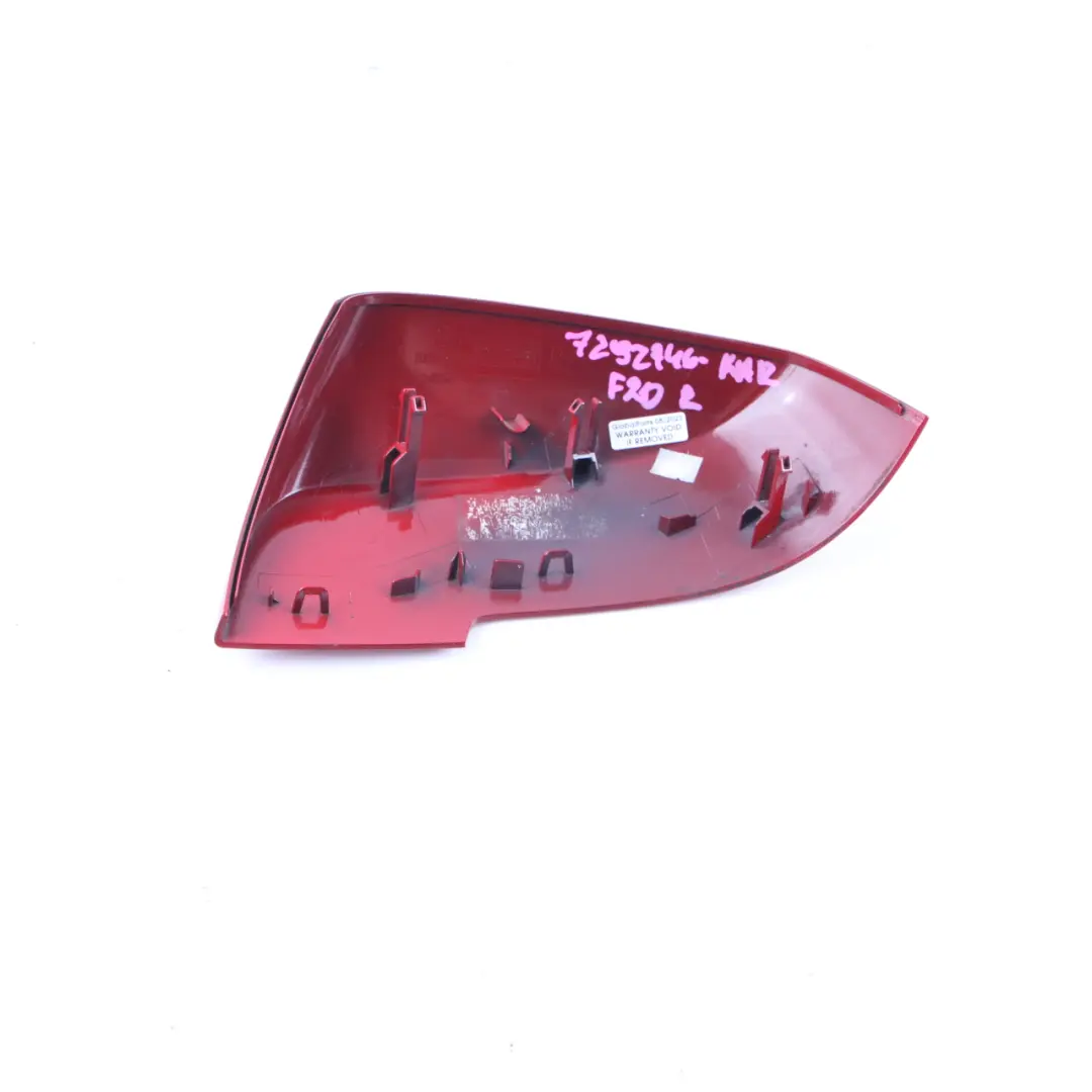  Housse rétroviseur BMW F20 F30 Capuchon Caisson Droit Rouge Cramoisi - A61 - SKU 7292746-KAR - Numéro de pièce 7292746