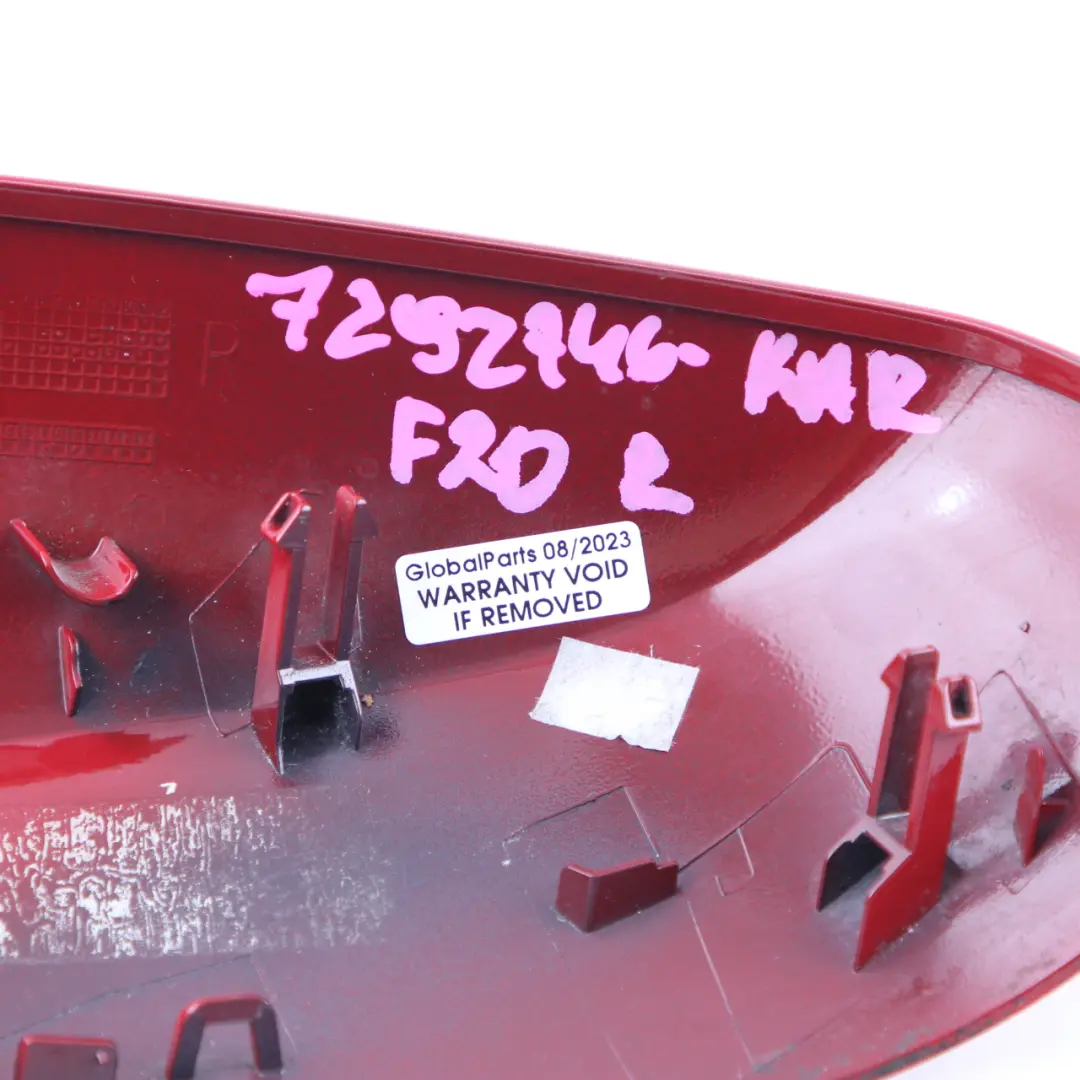 Copri specchietto retrovisore BMW F20 F30 Rivestimento destro Rosso Cremisi A61 - SKU 7292746-KAR - Numero di parte 7292746