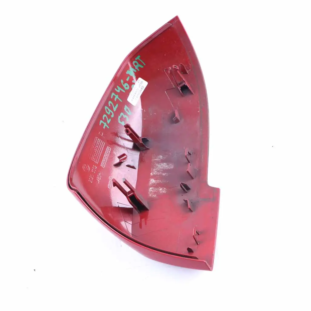Wing Mirror Cover BMW F20 F30 Cap Casing Right O/S Melbourne Red Metallic - A75 to with Part number 7292746 Wing Mirror Cover BMW F20 F30 Cap Casing Right O/S Melbourne Red Metallic - A75 - SKU 7292746-MRT - Part number 7292746