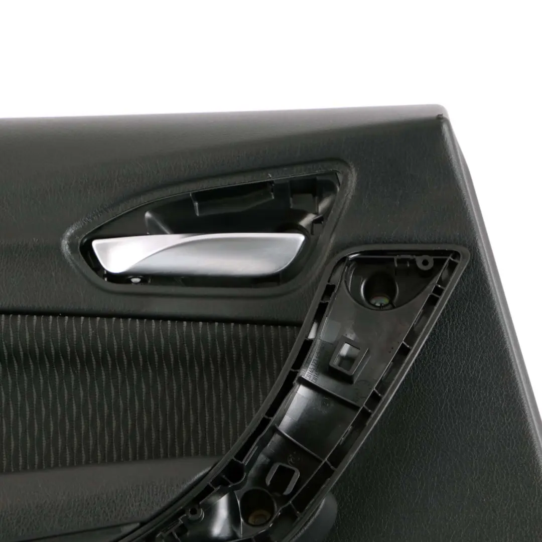 Puerta Trasera Izquierda Forro Tarjeta Tela Mover Antracita para BMW F20 LCI con número de pieza 7292859 BMW F20 LCI Puerta Trasera Izquierda Forro Tarjeta Tela Mover Antracita - SKU 7292859 - Número de pieza 7292859