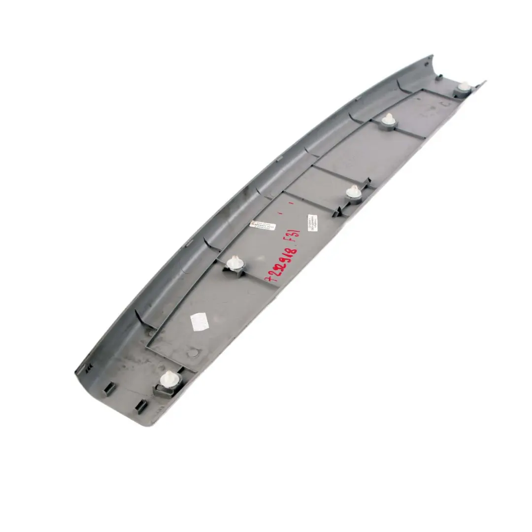 BMW F31 Portellone Posteriore Copertura Rivestimento Superiore Grigio 7263139 - SKU 7292918 - Numero di parte 7292918