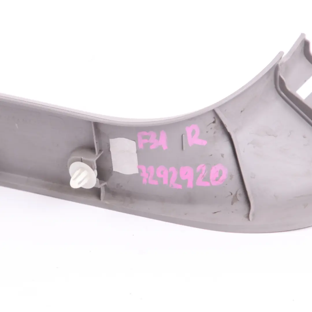 Trunk Panel Trim Cover Side Inner Right O/S Everest Grey to BMW F31 with Part number 7263138 BMW F31 Trunk Panel Trim Cover Side Inner Right O/S Everest Grey - SKU 7292920 - Part number 7263138