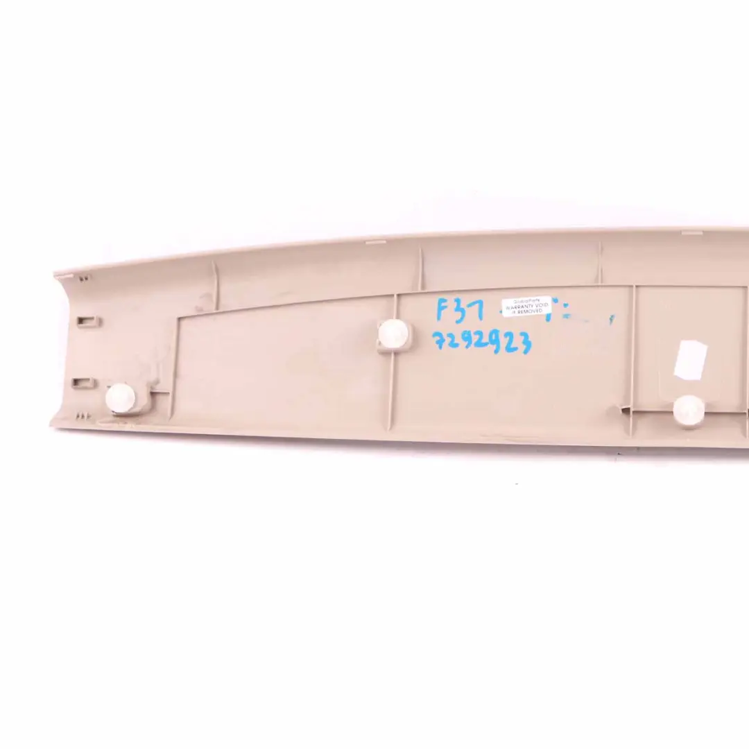 Trunk Trim BMW F31 Touring Boot Lid Top Upper Interior Cover Oyster 7263139 to with Part number 7292923 Trunk Trim BMW F31 Touring Boot Lid Top Upper Interior Cover Oyster 7263139 - SKU 7292923 - Part number 7292923