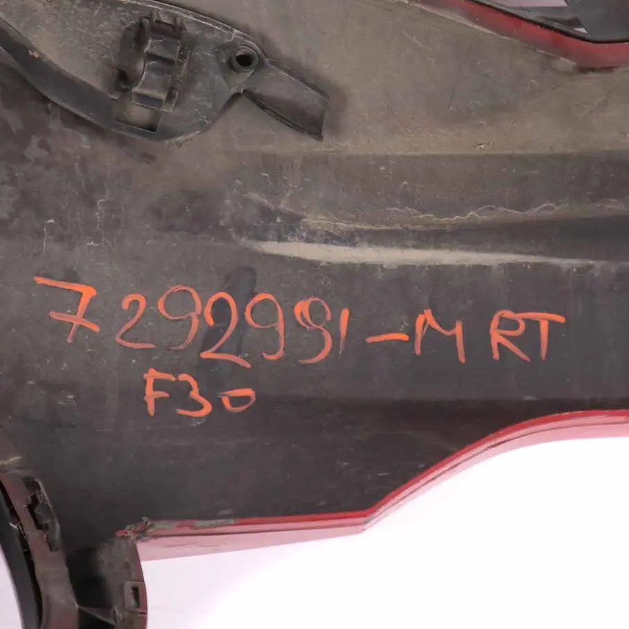 BMW F30 F31 Front Bumper Complete Trim Panel Melbourne Red - A75 - SKU 7292991-MRT - Part number 7292991
