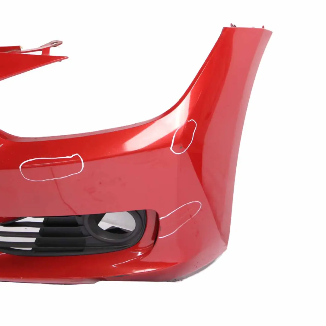 BMW F30 F31 Front Bumper Complete Trim Panel Melbourne Red - A75 - SKU 7292991-MRT - Part number 7292991