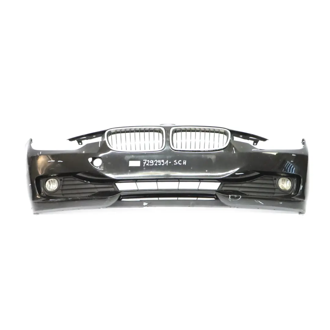 BMW F30 F31 Front Bumper Complete Trim Panel Schwarz 2 Black - 668 - SKU 7292991-SCH - Part number 7292991