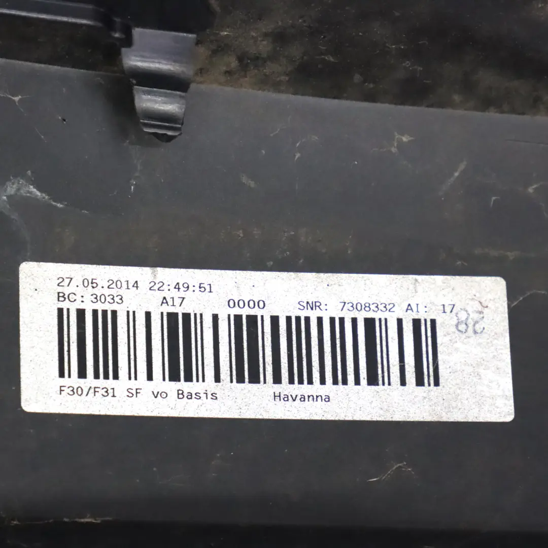 BMW F30 F31 Front Bumper Complete Trim Panel Schwarz 2 Black - 668 - SKU 7292991-SCH - Part number 7292991