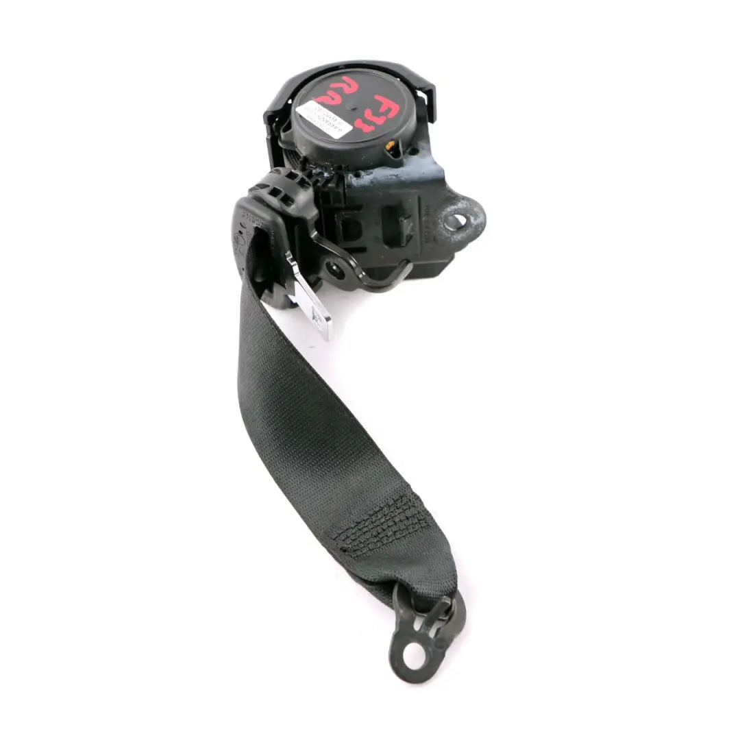 BMW 4 Series F33 F83 M4 Rear Right O/S Seat Upper Belt Seatbelt Black - SKU 7293057 - Part number 7293057