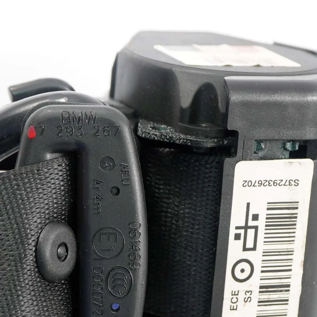 BMW F23 Ceinture De Securite Superieure Arriere Gauche Cabrio Noir - SKU 7293267 - Numéro de pièce 7293267