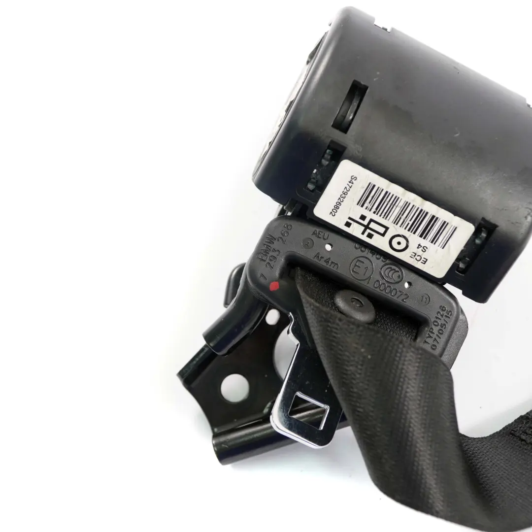  Cintura Sicureza BMW F23 Cintura Superiore Posteriore Destra Nera Cabrio - SKU 7293268 - Numero di parte 7293268