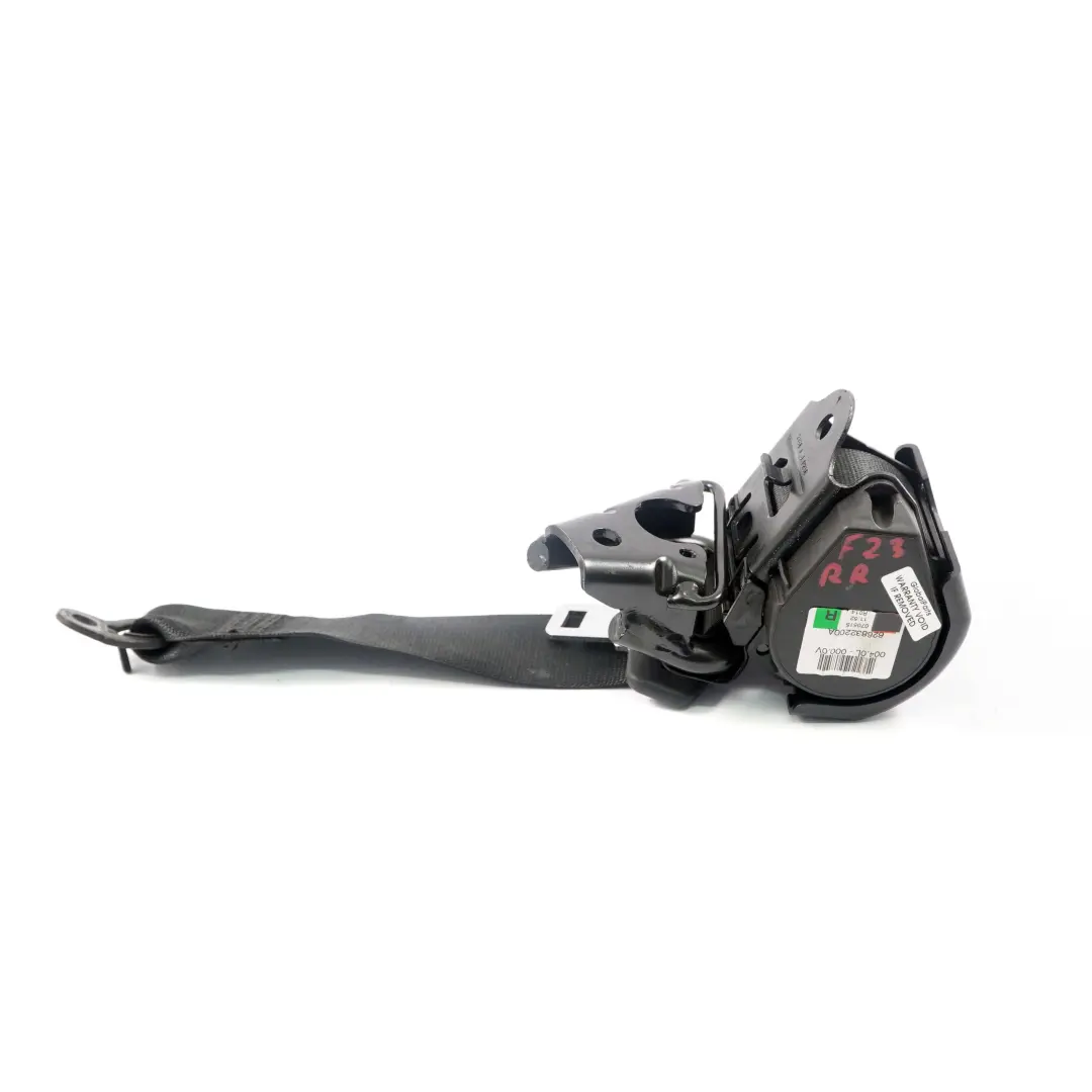 BMW F23 Cabriolet Ceinture Sécurité Supérieure Arrière Droite Noir - SKU 7293268 - Numéro de pièce 7293268
