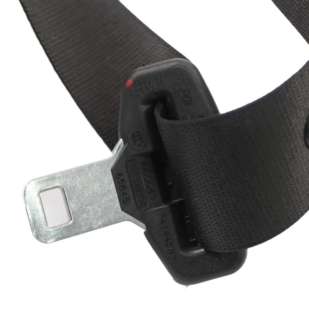 BMW F23 Seatbelt Upper Belt Safety Front Left N/S Black Cabrio - SKU 7293271 - Part number 7293271