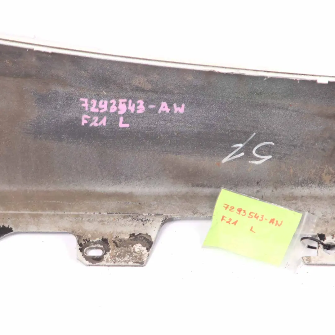 Schweller Leisten Seiten Links Weiß Alpinweiss 3 - 300 für BMW F21 F22 mit Teilenummer 7293543 BMW F21 F22 Schweller Leisten Seiten Links Weiß Alpinweiss 3 - 300 - SKU 7293543-AW - Teilenummer 7293543