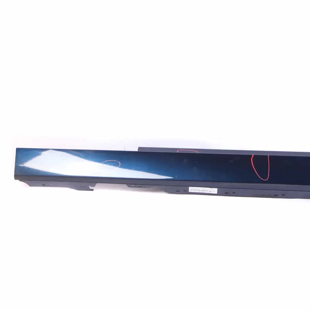 Side Skirt Left N/S Sill Strip Tiefseeblau Deep Sea Blue - A76 to BMW F21 F22 with Part number 7293543 BMW F21 F22 Side Skirt Left N/S Sill Strip Tiefseeblau Deep Sea Blue - A76 - SKU 7293543-DSB - Part number 7293543