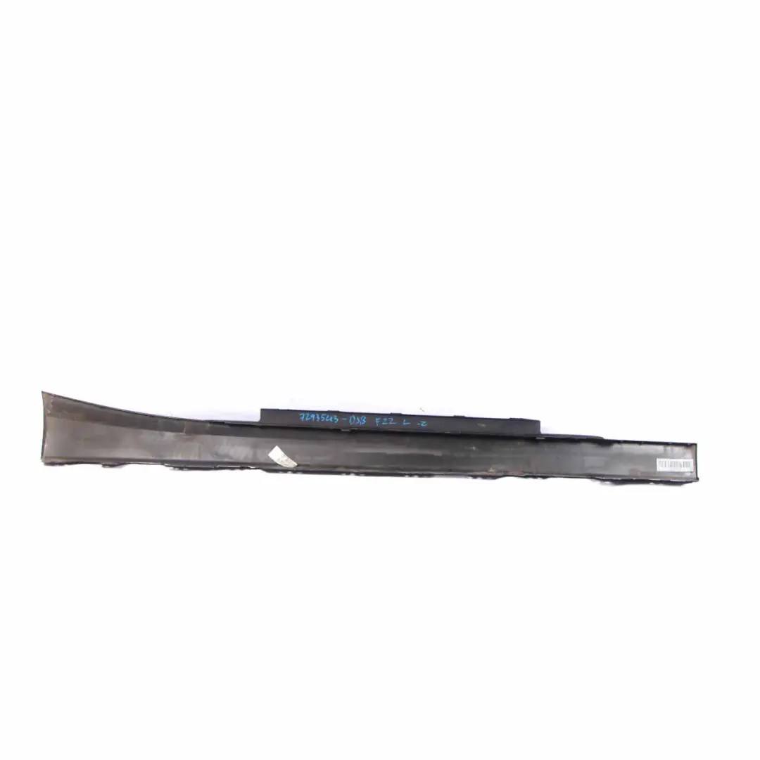 Side Skirt Left N/S Sill Strip Tiefseeblau Deep Sea Blue - A76 to BMW F21 F22 with Part number 7293543 BMW F21 F22 Side Skirt Left N/S Sill Strip Tiefseeblau Deep Sea Blue - A76 - SKU 7293543-DSB - Part number 7293543