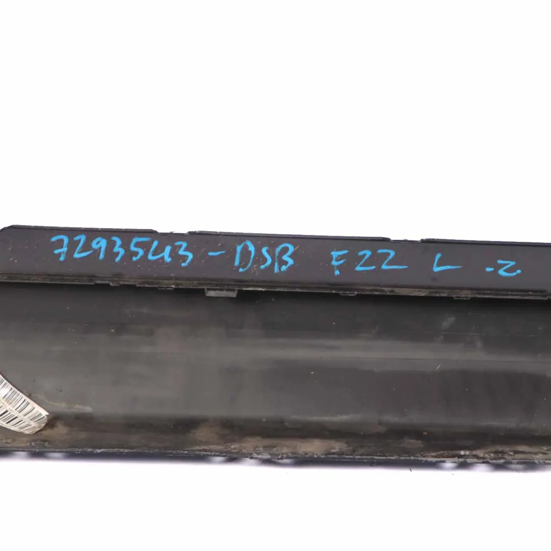 BMW F21 F22 Side Skirt Left N/S Sill Strip Tiefseeblau Deep Sea Blue - A76 - SKU 7293543-DSB - Part number 7293543