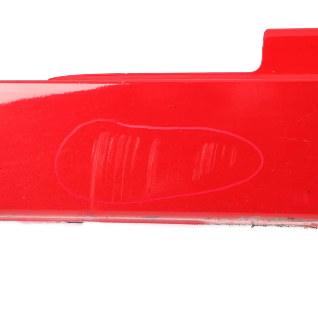 BMW 1 2 F21 F22 F23 Sill Strip Side Skirt Left N/S Karmesinrot Crimson Red - A61 - SKU 7293543-KAR - Part number 7293543