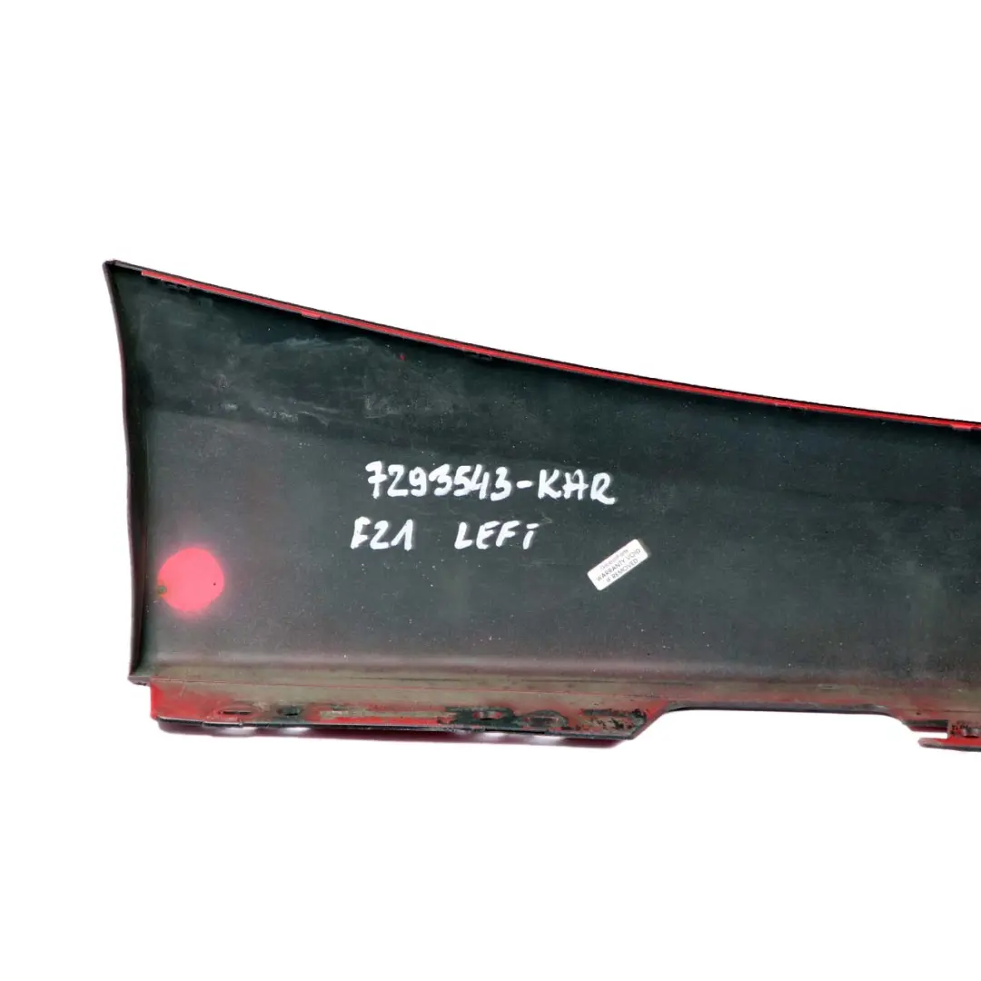 Sill Strip Side Skirt Left N/S Karmesinrot Crimson Red - A61 to BMW 1 2 F21 F22 F23 with Part number 7293543 BMW 1 2 F21 F22 F23 Sill Strip Side Skirt Left N/S Karmesinrot Crimson Red - A61 - SKU 7293543-KAR - Part number 7293543