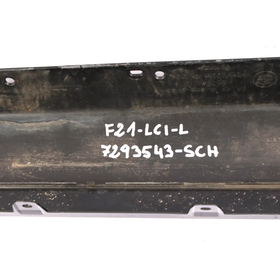 BMW F21 F22 F23 Sill Strip Side Skirt Left N/S Schwarz 2 Black - 668 - SKU 7293543-SCH - Part number 7293543