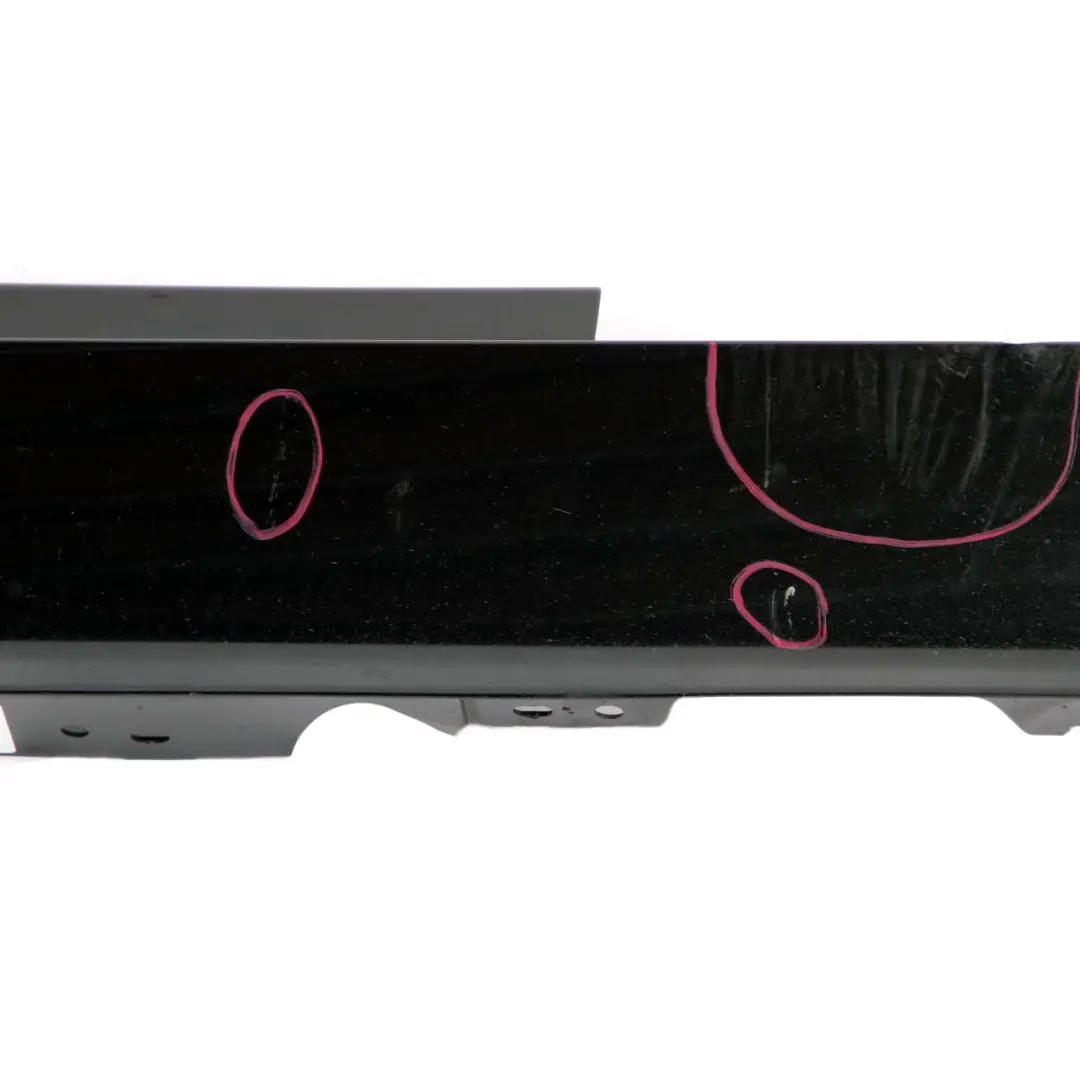 BMW 1 2 F21 F22 F23 Sill Strip Side Skirt Right O/S Black Sapphire - 475 - SKU 7293544-BS - Part number 7293544