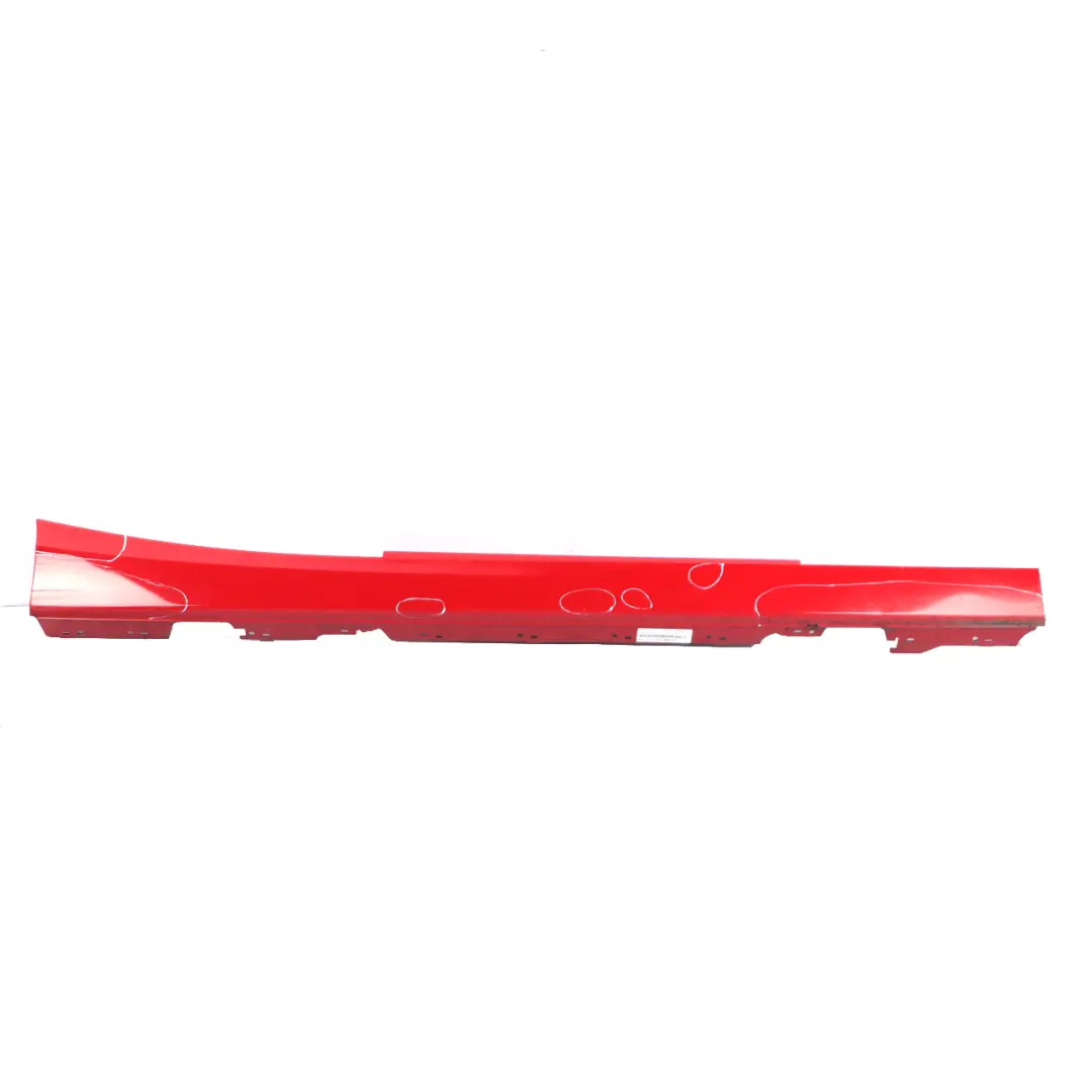 BMW F21 F22 F23 Sill Strip Side Skirt Right O/S Karmesinrot Crimson Red A61 - SKU 7293544-KAR - Part number 7293544