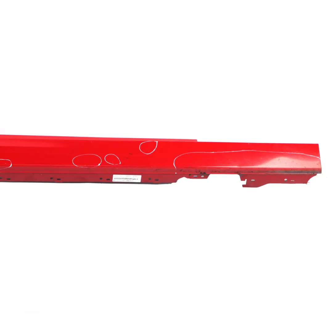 BMW F21 F22 F23 Sill Strip Side Skirt Right O/S Karmesinrot Crimson Red A61 - SKU 7293544-KAR - Part number 7293544