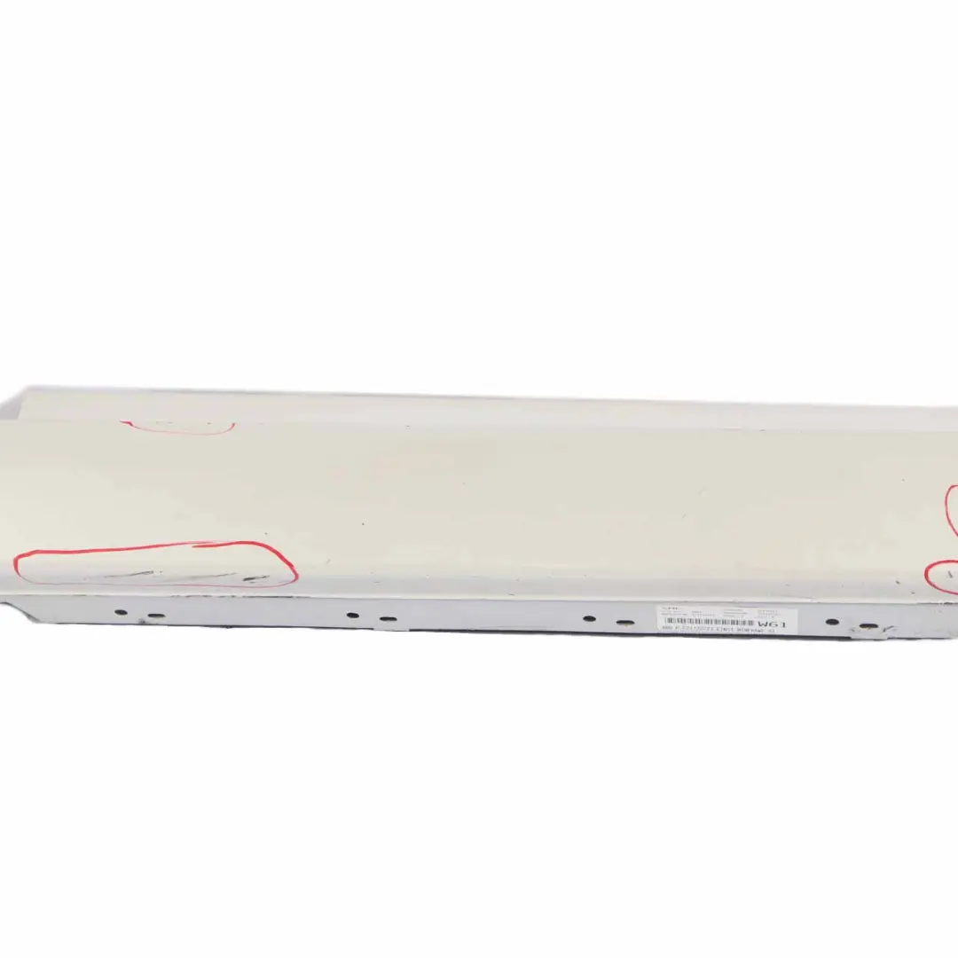 BMW F21 F22 Side Skirt Right O/S Sill Strip Mineralweiss Mineral White - A96 - SKU 7293544-MW - Part number 7293544