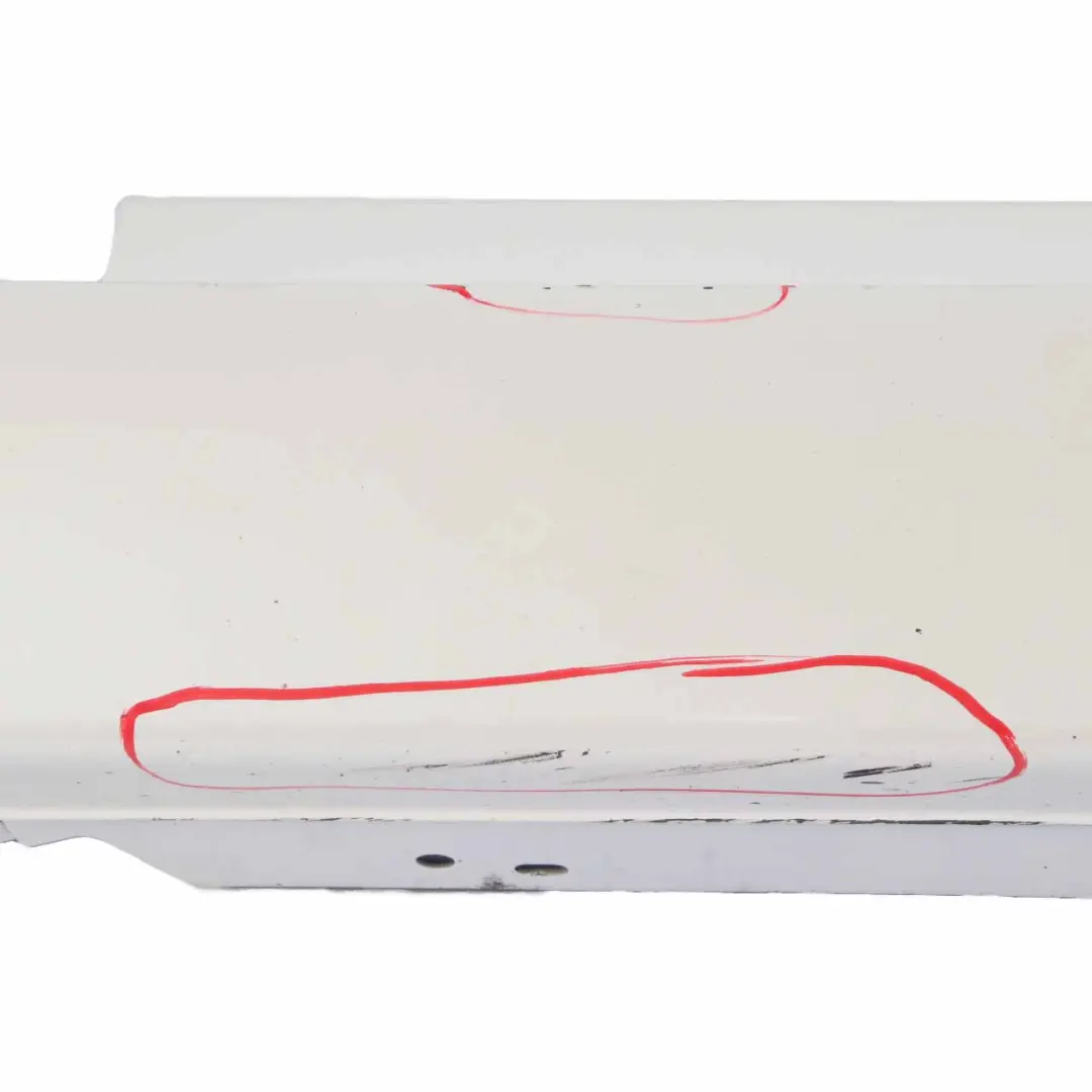 Side Skirt Right O/S Sill Strip Mineralweiss Mineral White - A96 to BMW F21 F22 with Part number 7293544 BMW F21 F22 Side Skirt Right O/S Sill Strip Mineralweiss Mineral White - A96 - SKU 7293544-MW - Part number 7293544