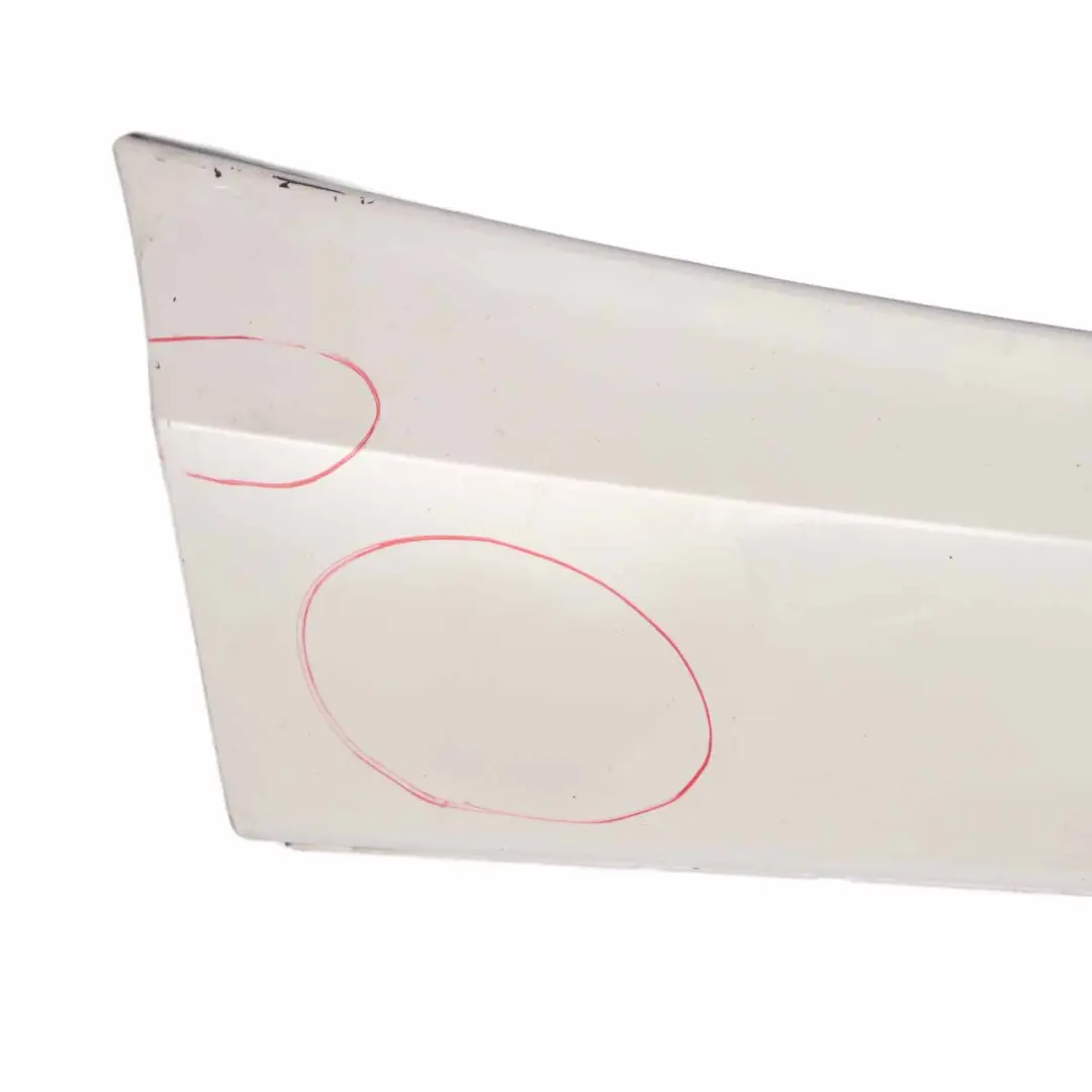 BMW F21 F22 Side Skirt Right O/S Sill Strip Mineralweiss Mineral White - A96 - SKU 7293544-MW - Part number 7293544