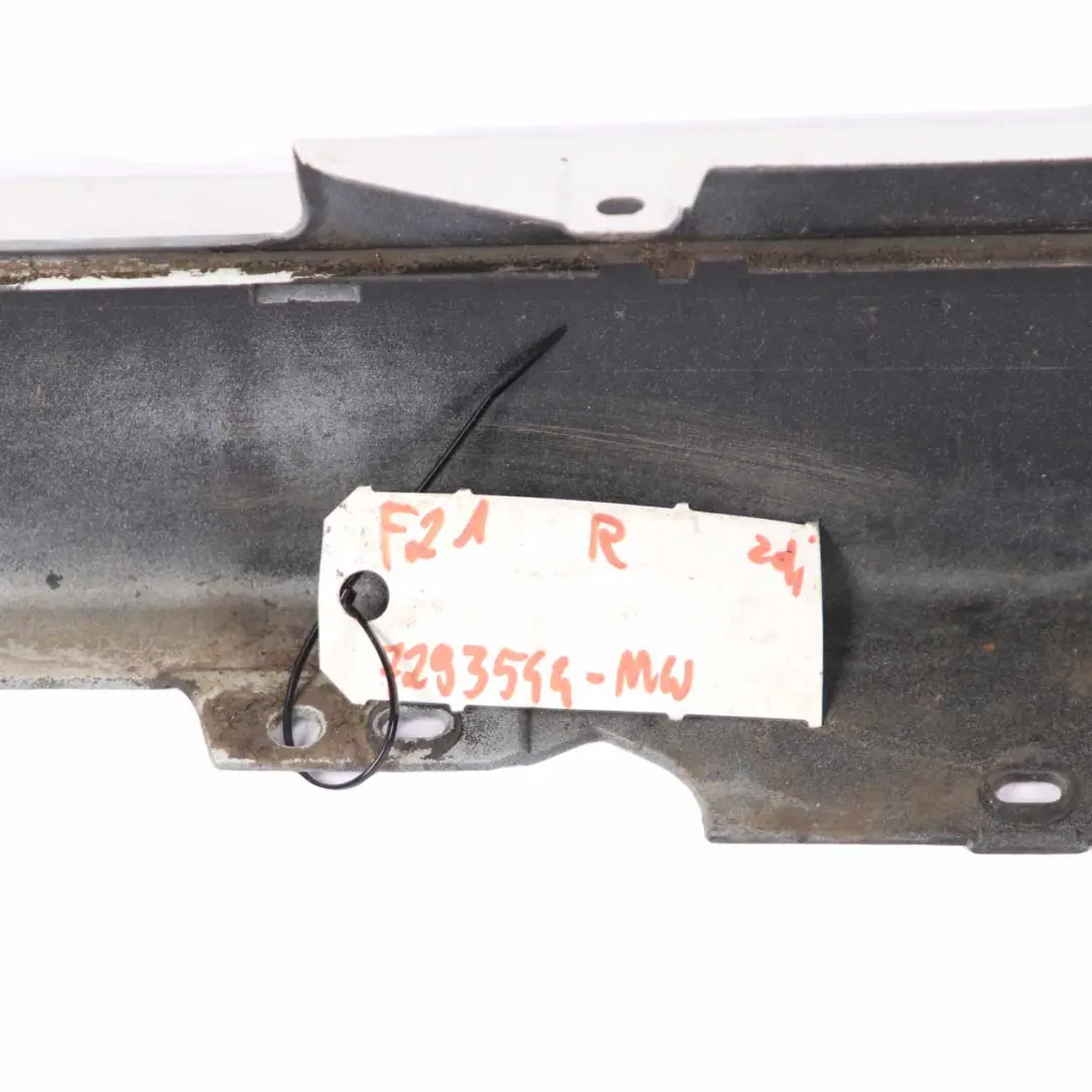 Side Skirt Right O/S Sill Strip Mineralweiss Mineral White - A96 to BMW F21 F22 with Part number 7293544 BMW F21 F22 Side Skirt Right O/S Sill Strip Mineralweiss Mineral White - A96 - SKU 7293544-MW - Part number 7293544