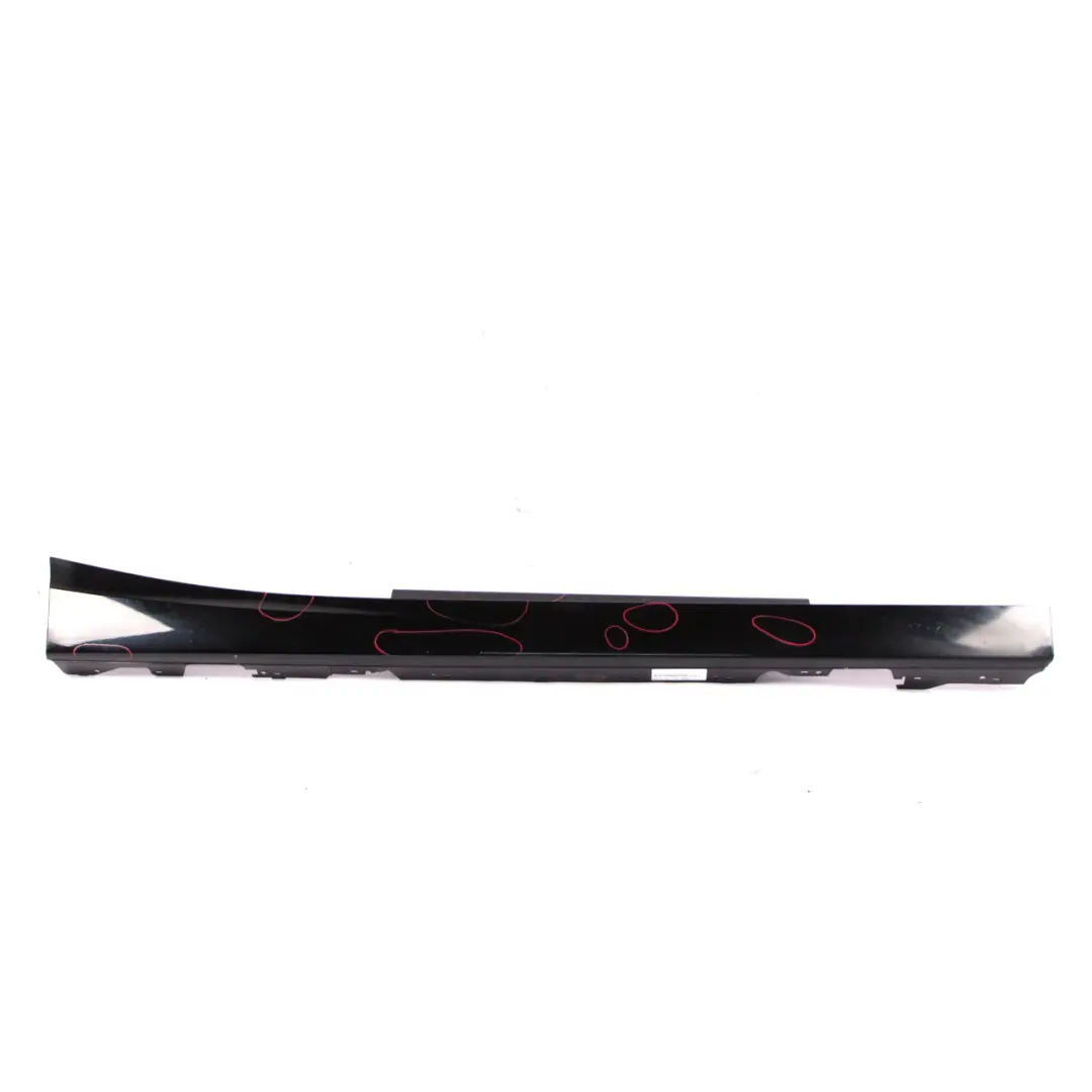 BMW F21 F22 F23 Sill Strip Side Skirt Right O/S Schwarz 2 Black - 668 - SKU 7293544-SCH - Part number 7293544
