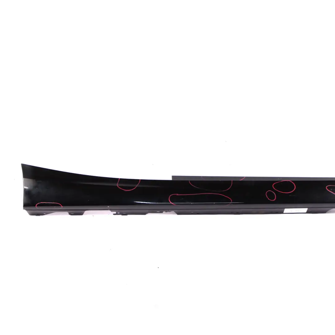 BMW F21 F22 F23 Sill Strip Side Skirt Right O/S Schwarz 2 Black - 668 - SKU 7293544-SCH - Part number 7293544