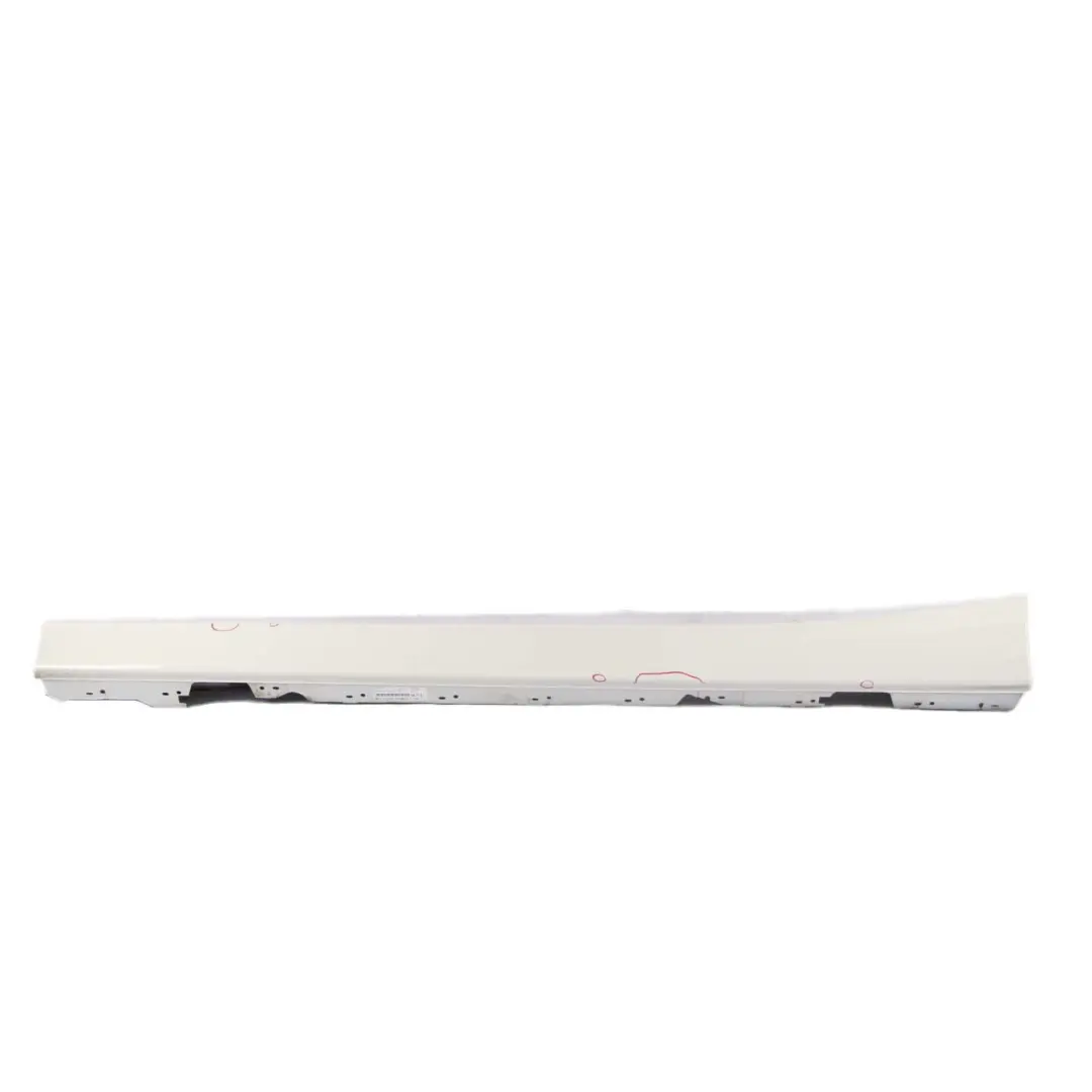 Sill Strip Side Skirt Left N/S Alpinweiss Alpine White - 300 to BMW F20 with Part number 7293553 BMW F20 Sill Strip Side Skirt Left N/S Alpinweiss Alpine White - 300 - SKU 7293553-AW - Part number 7293553