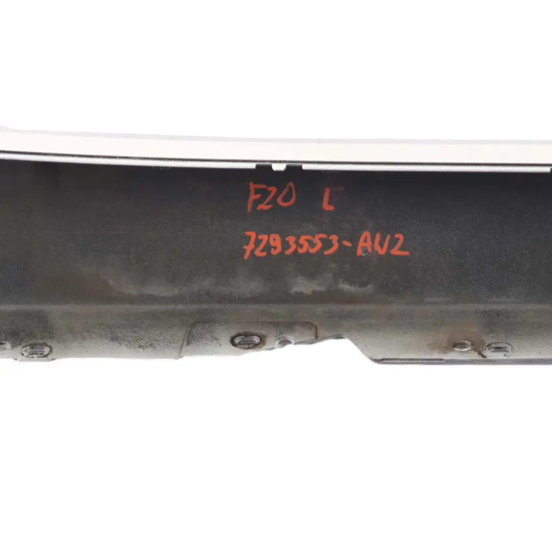 Sill Strip Side Skirt Left N/S Alpinweiss Alpine White - 300 to BMW F20 with Part number 7293553 BMW F20 Sill Strip Side Skirt Left N/S Alpinweiss Alpine White - 300 - SKU 7293553-AW - Part number 7293553
