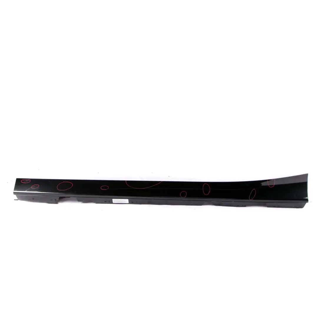 Left N/S Sill Strip Side Skirt Black Sapphire Metallic - 475 to BMW F20 with Part number 7293553 BMW F20 Left N/S Sill Strip Side Skirt Black Sapphire Metallic - 475 - SKU 7293553-BS3 - Part number 7293553