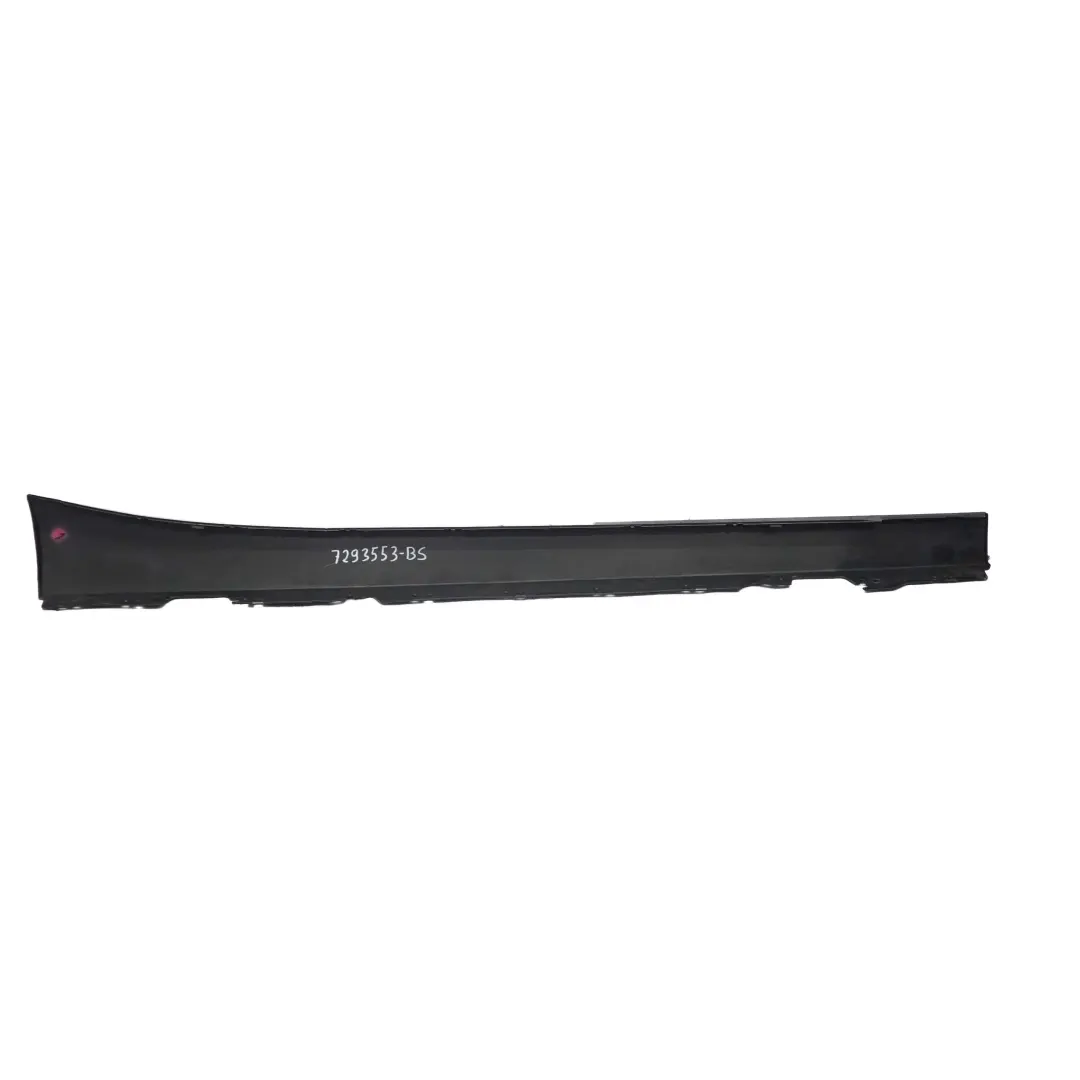 BMW F20 Sill Strip Faldon Lateral Izquierdo Negro Zafiro Metalico - 475 - SKU 7293553-BS - Número de pieza 7293553