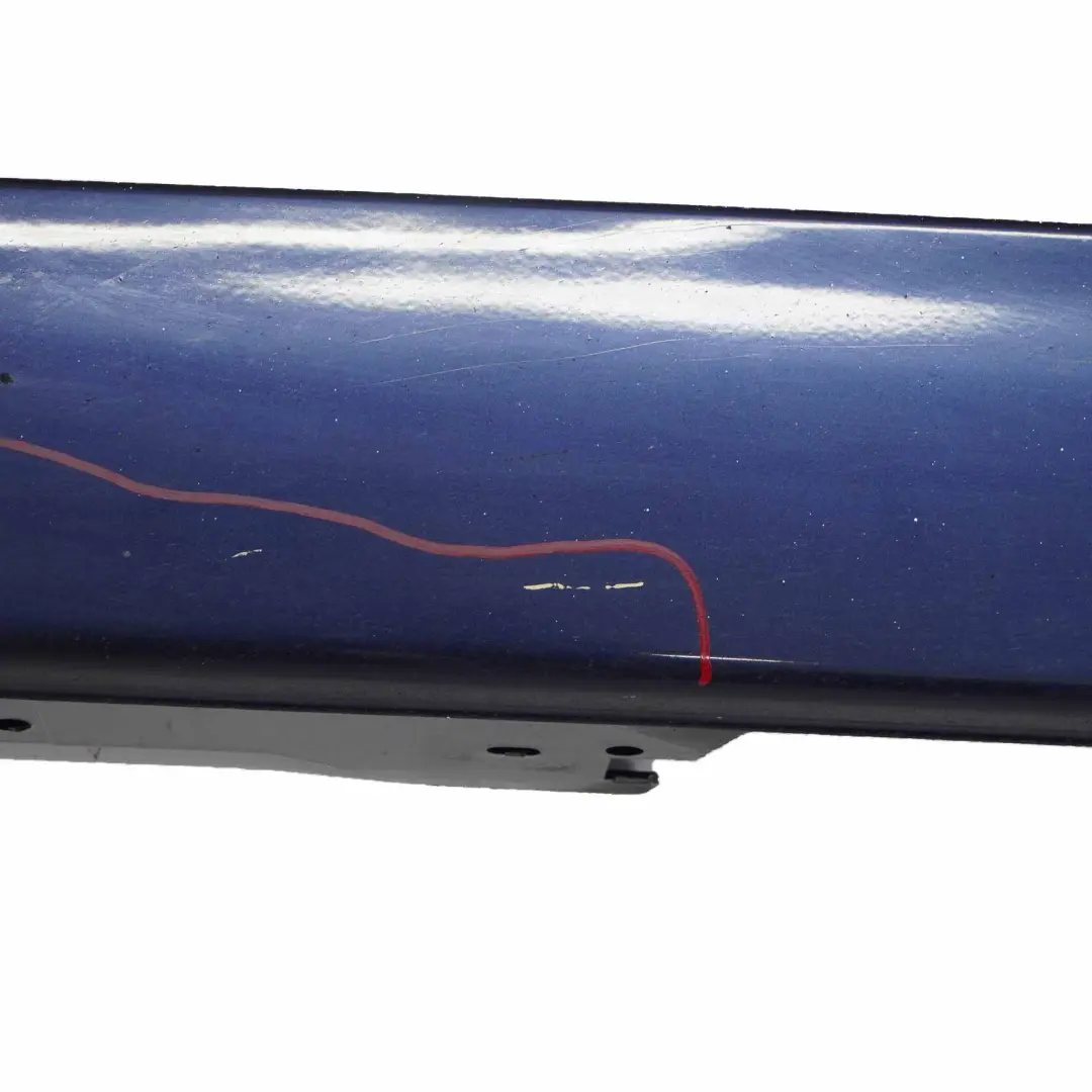 BMW F20 Schwellerleiste Schweller Links Tiefseeblau Blau Metallic - A76 - SKU 7293553-DSB1 - Teilenummer 7293553
