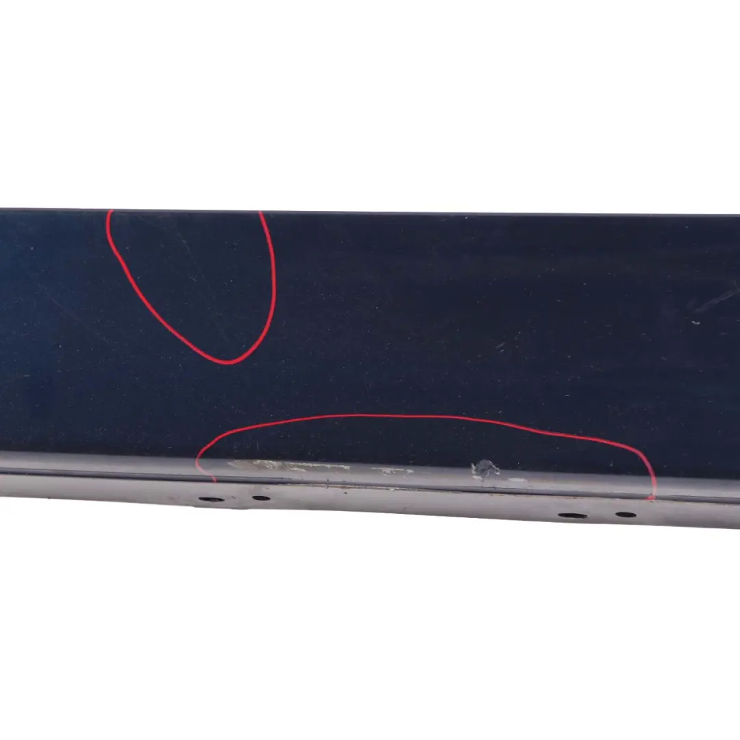 BMW 1 F20 Sill Strip Side Skirt Left N/S Tiefseeblau Deep Sea Blue - A76 - SKU 7293553-DSB - Part number 7293553