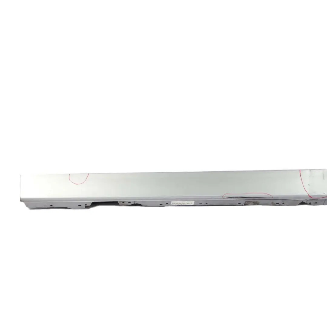 BMW 1 F20 Sill Strip Side Skirt Left N/S Glaciersilber Silver Metallic - A83 - SKU 7293553-GSB - Part number 7293553