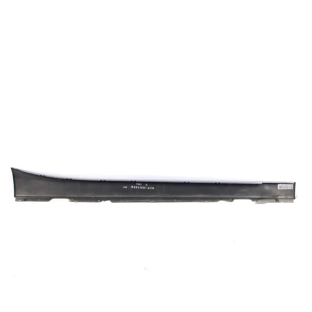 BMW 1 F20 Sill Strip Side Skirt Left N/S Glaciersilber Silver Metallic - A83 - SKU 7293553-GSB - Part number 7293553