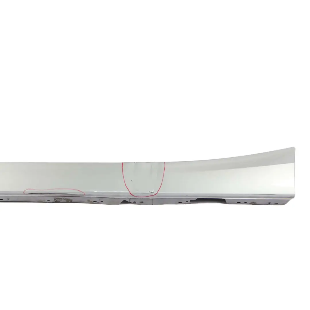 Sill Strip Side Skirt Left N/S Glaciersilber Silver Metallic - A83 to BMW 1 F20 with Part number 7293553 BMW 1 F20 Sill Strip Side Skirt Left N/S Glaciersilber Silver Metallic - A83 - SKU 7293553-GSB - Part number 7293553