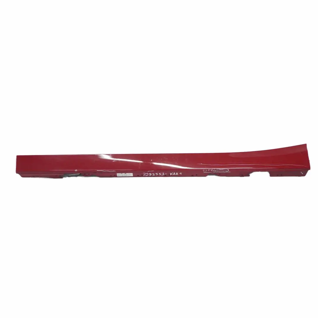 Sill Strip Side Skirt Left N/S Karmesinrot Crimson Red - A61 to BMW F20 with Part number 7293553 BMW F20 Sill Strip Side Skirt Left N/S Karmesinrot Crimson Red - A61 - SKU 7293553-KAR1 - Part number 7293553