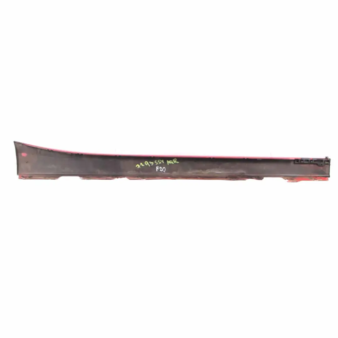 BMW F20 Sill Strip Side Skirt Left N/S Karmesinrot Crimson Red - A61 - SKU 7293553-KAR - Part number 7293553